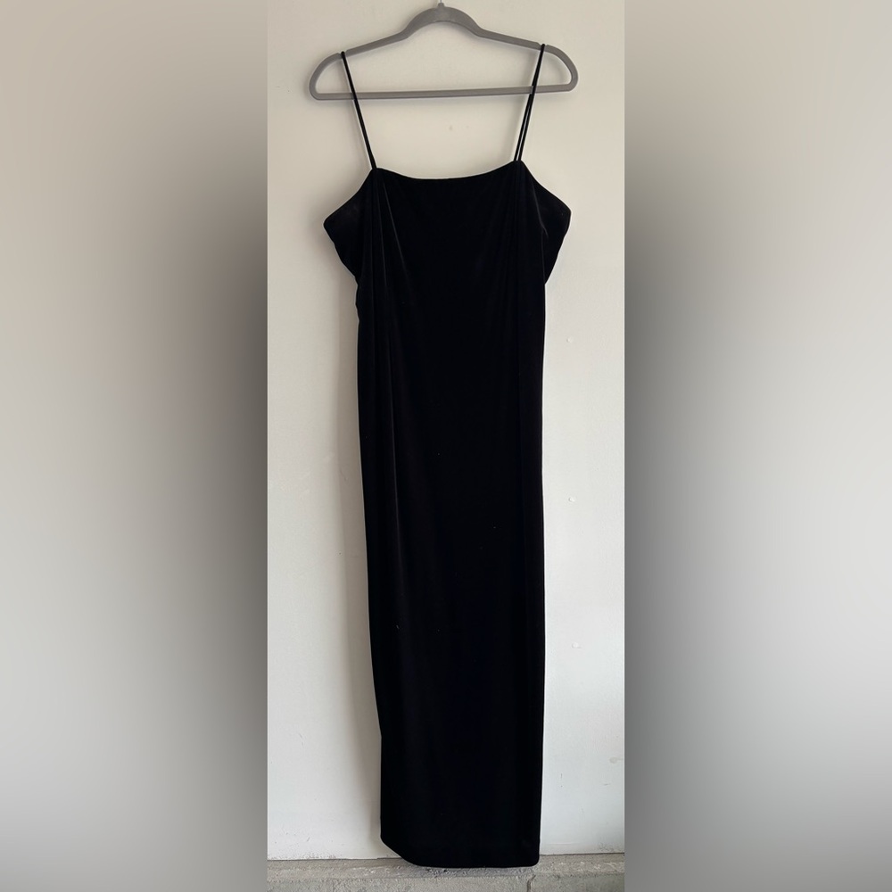 R&M Richards Charcoal Gray Dress